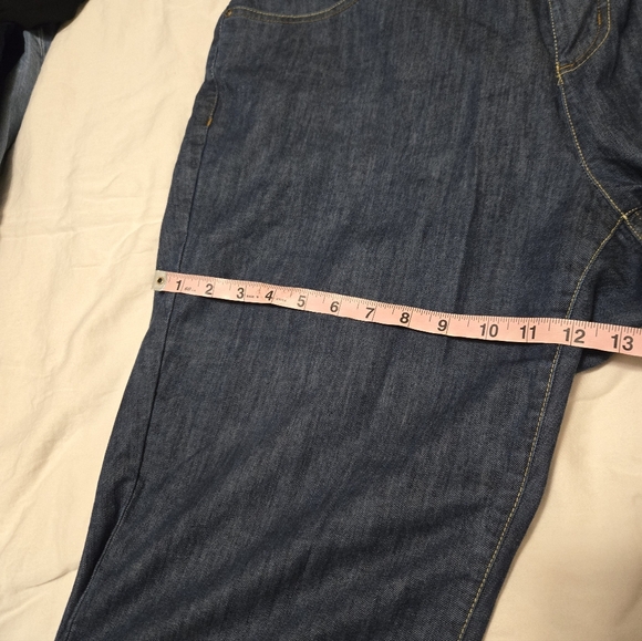 Smith's Dungaree Crop Jean Size 16W 17.5in Inseam Denim - Picture 6 of 11